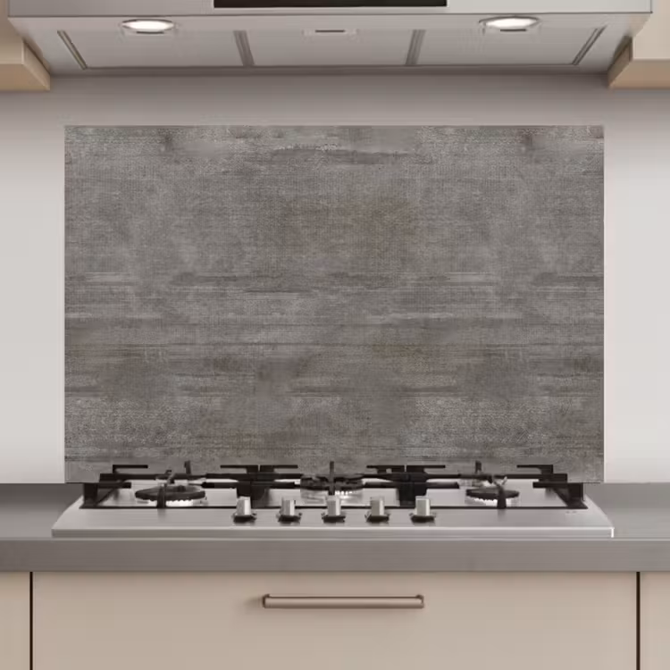 Spatscherm keuken - Structuur - Beton - Steen - Patronen — 1