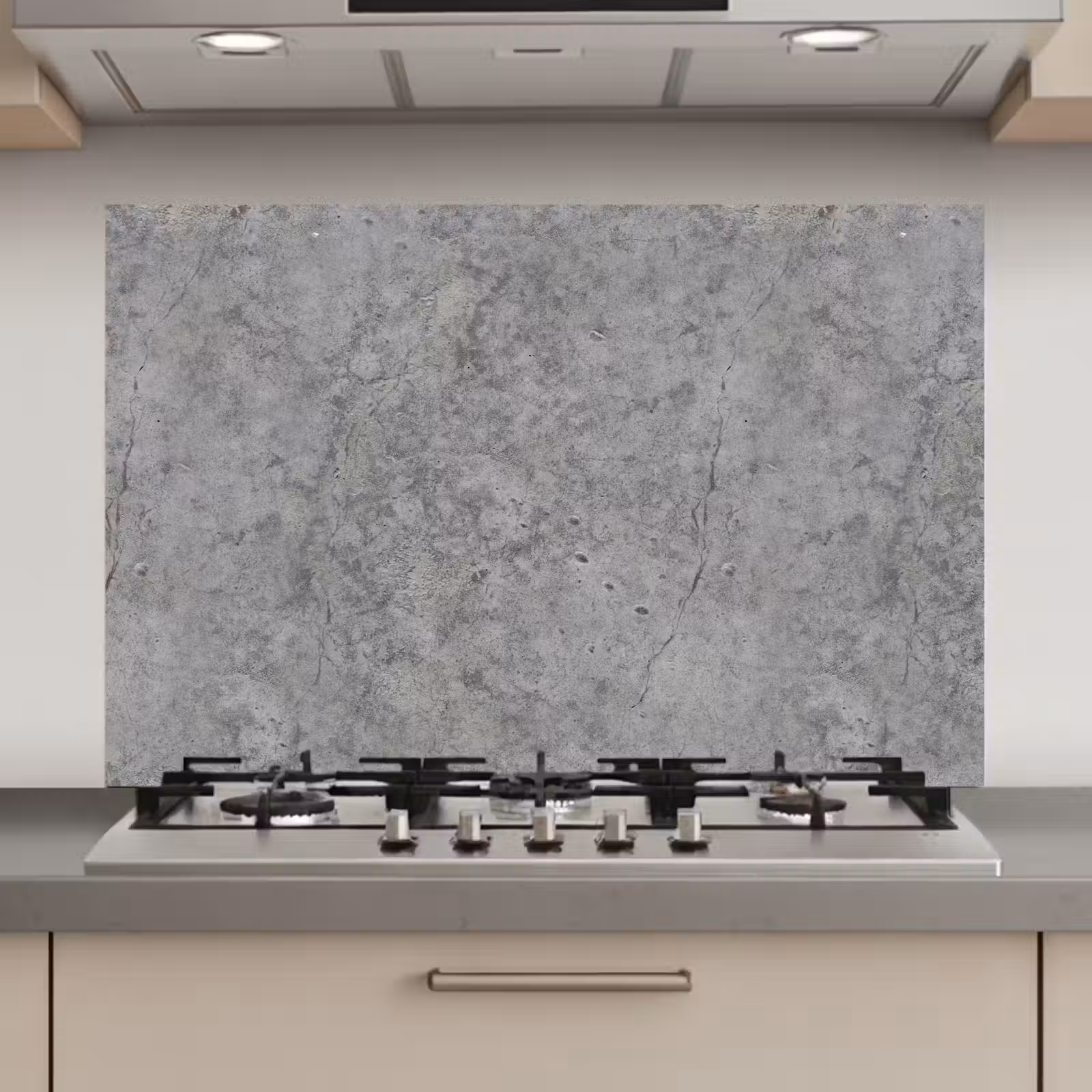 Spatscherm keuken - Beton - Antiek - Patronen — 1