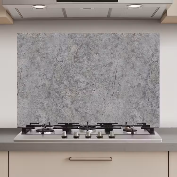 Spatscherm keuken - Beton - Antiek - Patronen — 1