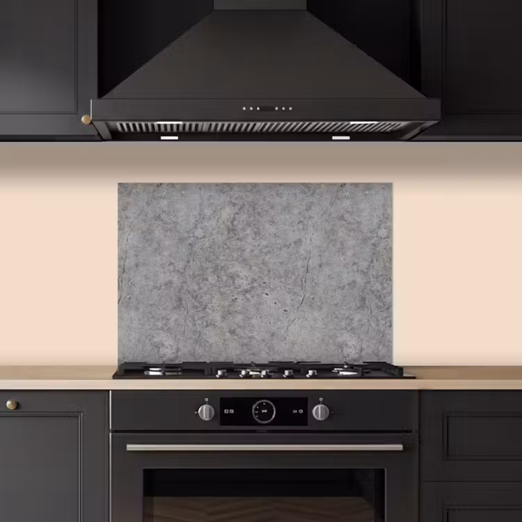Spatscherm keuken - Beton - Antiek - Patronen — 2
