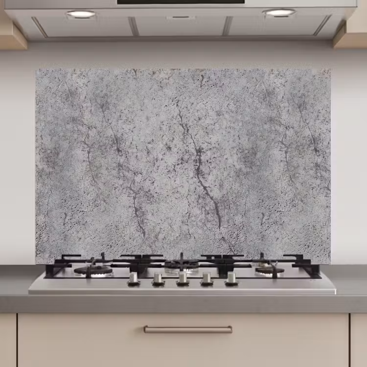 Spatscherm keuken - Beton - Muur - Industrieel - Patronen — 1