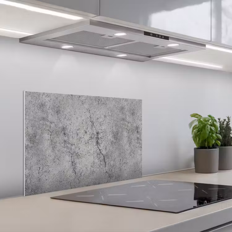 Spatscherm keuken - Beton - Muur - Industrieel - Patronen — 5
