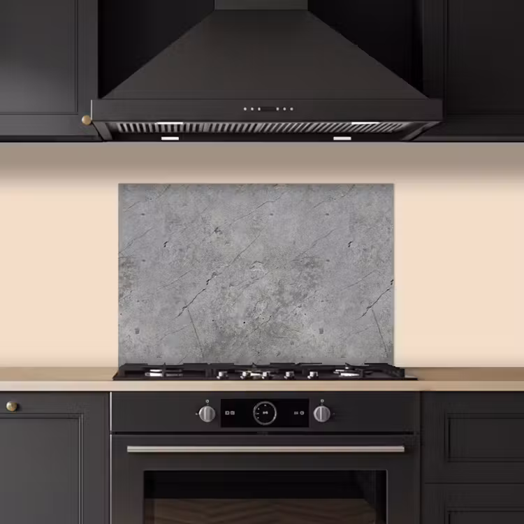 Spatscherm keuken - Patronen - Beton - Oud — 2