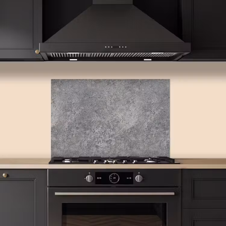 Spatscherm keuken - Patronen - Industrieel - Beton — 2