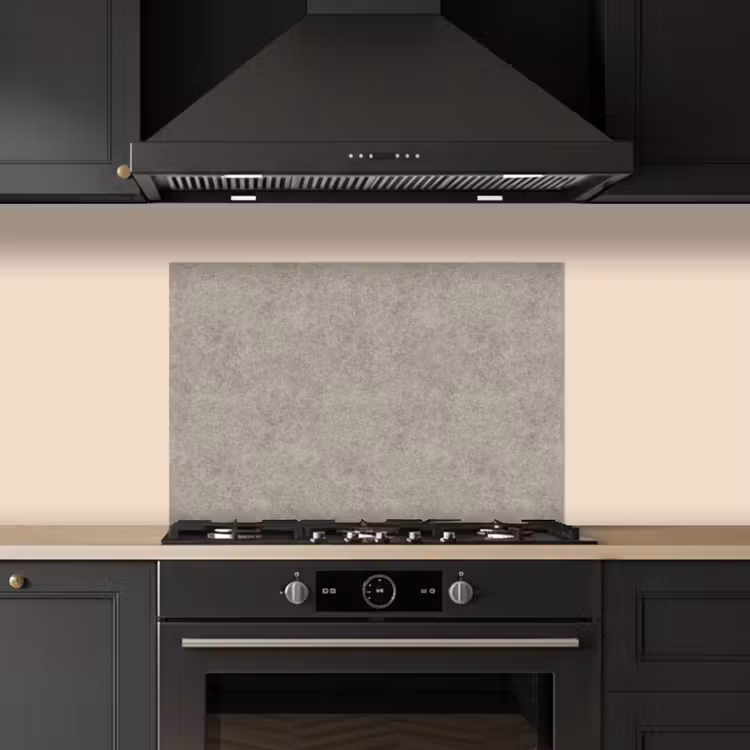 Spatscherm keuken - Patroon - Beton - Grijs — 2