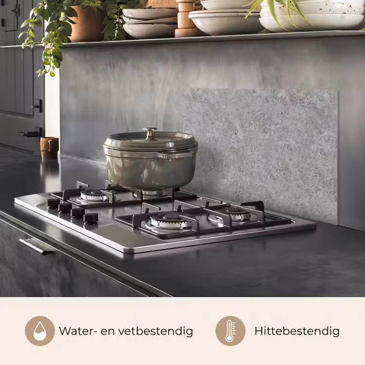 Spatscherm keuken - Patroon - Cement - Beton — 7