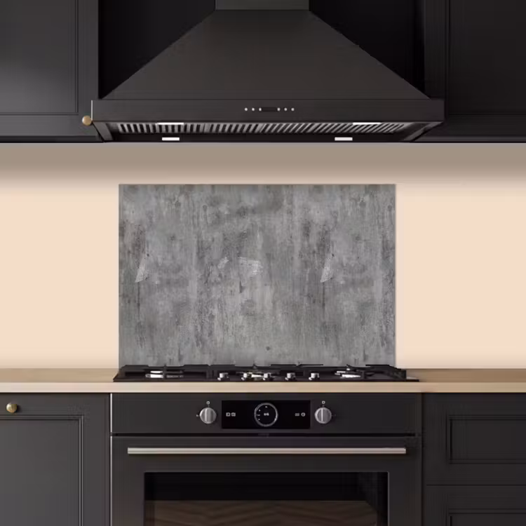Spatscherm keuken - Roest - Beton - Patroon — 2