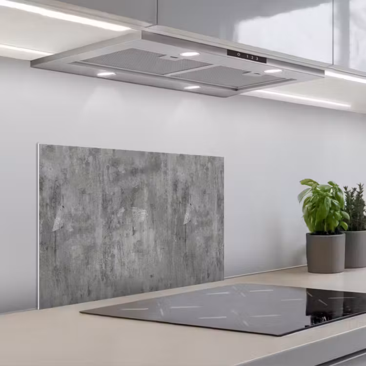 Spatscherm keuken - Roest - Beton - Patroon — 5