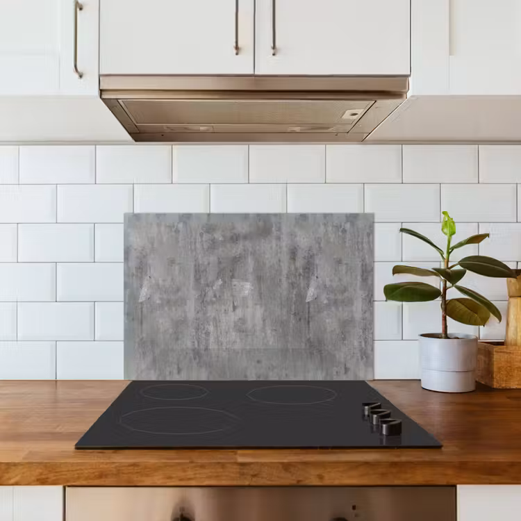 Spatscherm keuken - Roest - Beton - Patroon — 6