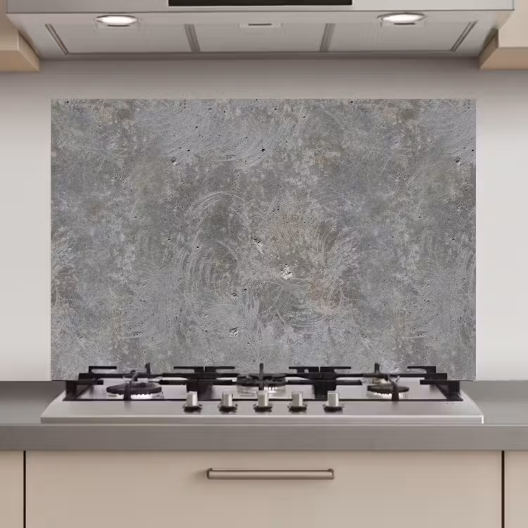 Spatscherm keuken - Stenen - Beton - Patronen — 1