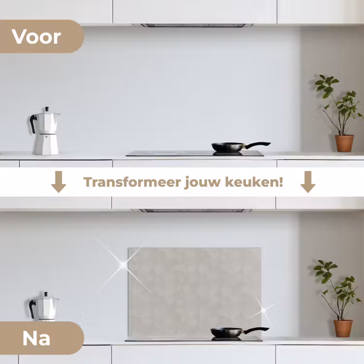 Spatscherm keuken - Beton - Patroon - Abstract — 3