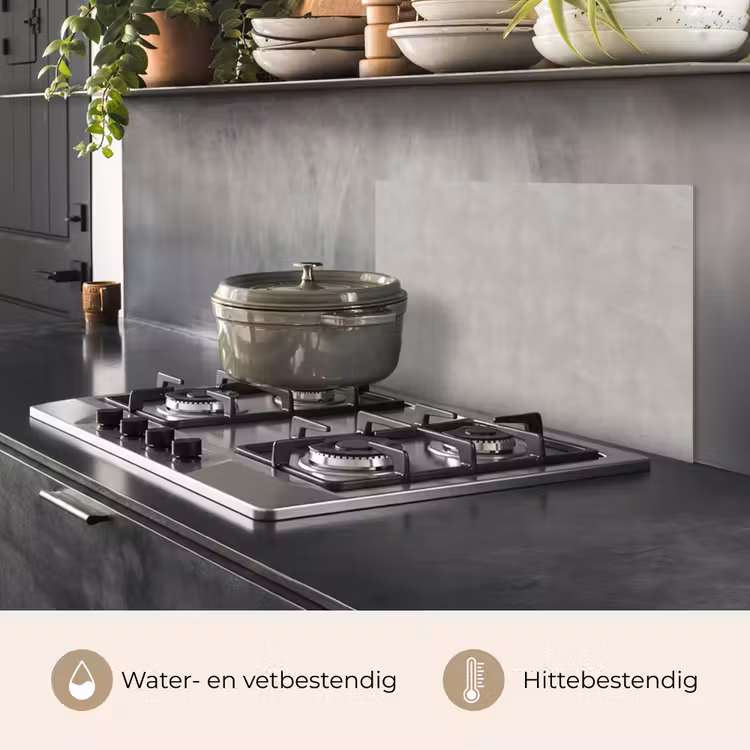 Spatscherm keuken - Beton - Patroon - Abstract — 7