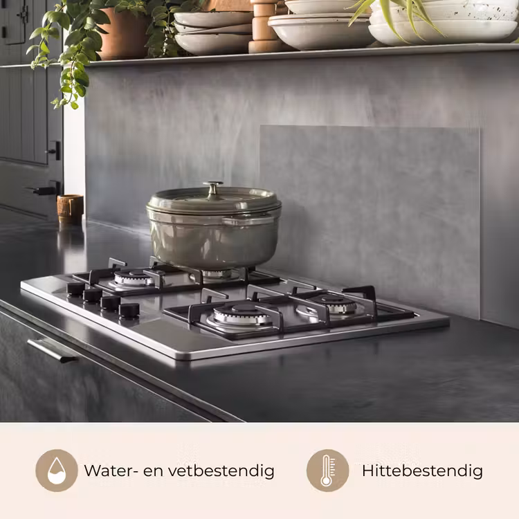 Spatscherm keuken - Beton - Structuur - Patroon — 7