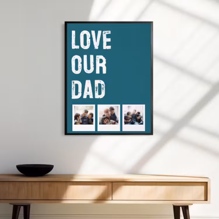 Foto in lijst - Love dad 3 polaroids — 4