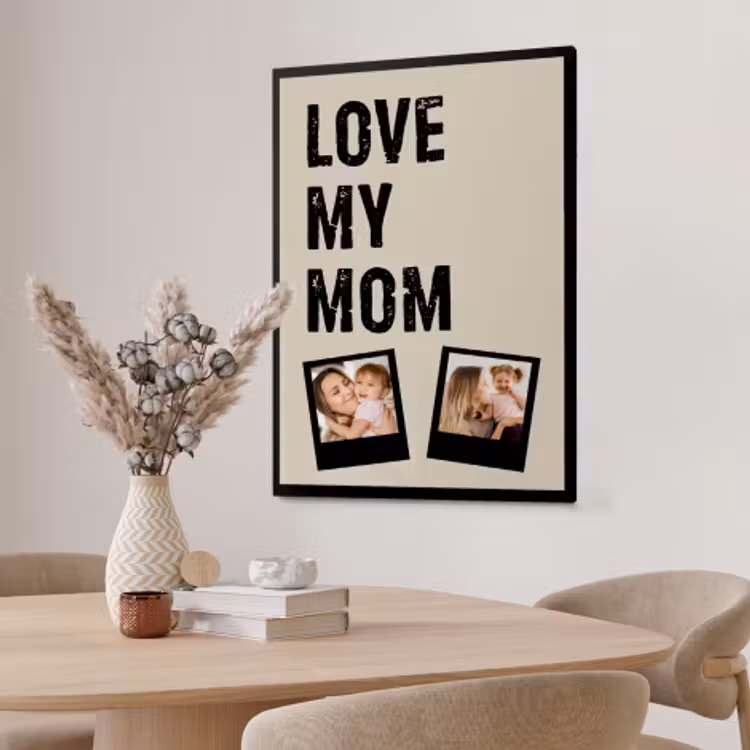 Foto in lijst - Love mom 2 polaroids — 2
