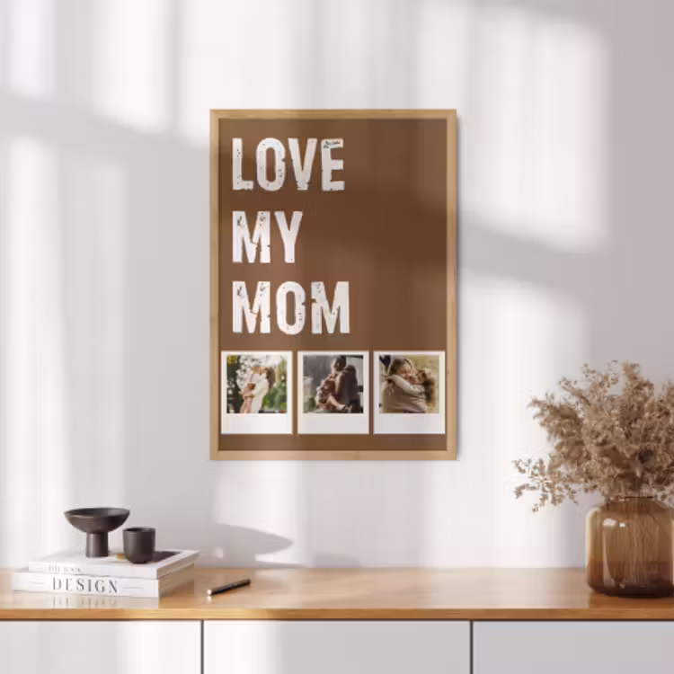 Foto in lijst - Love mom 3 polaroids — 4