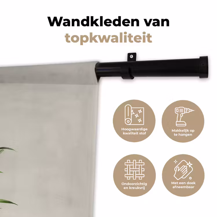 Wandkleed - Bamboestengels - Sierlijk - Groen — 3