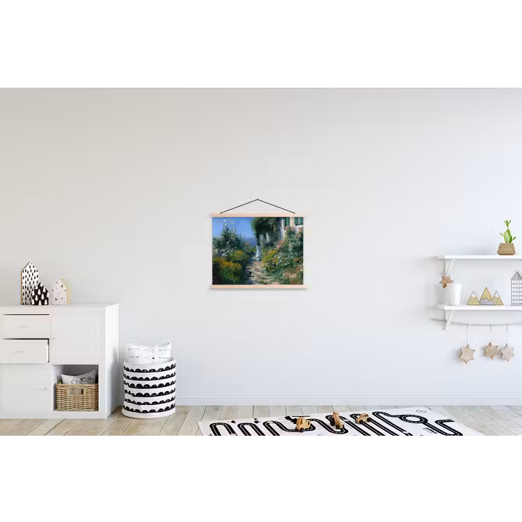Schoolplaat - Kat - Vrouw - Bloemen - Huis — 3