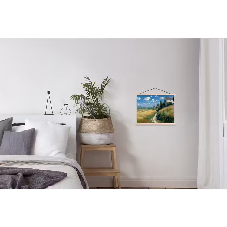 Schoolplaat - Zandpad - Huis - Bomen - Grasveld — 2