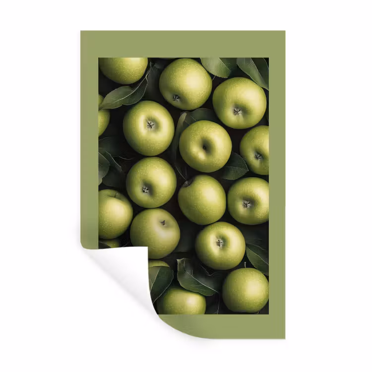 Muursticker - Appels - Groen - bladeren — 1