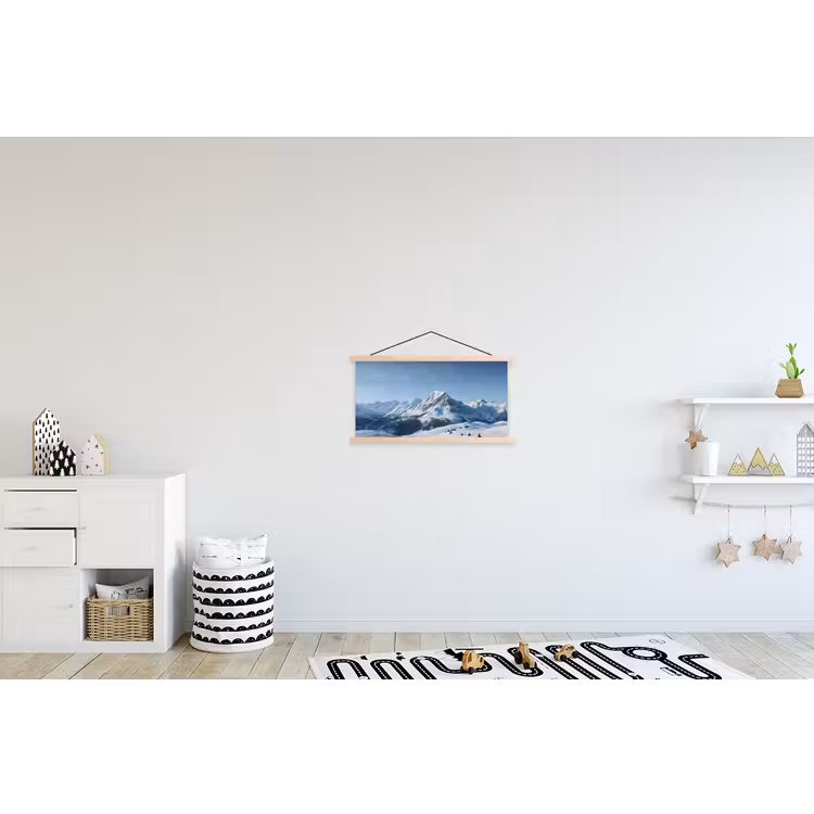 Schoolplaat - Bergen - Sneeuw - Winter — 3