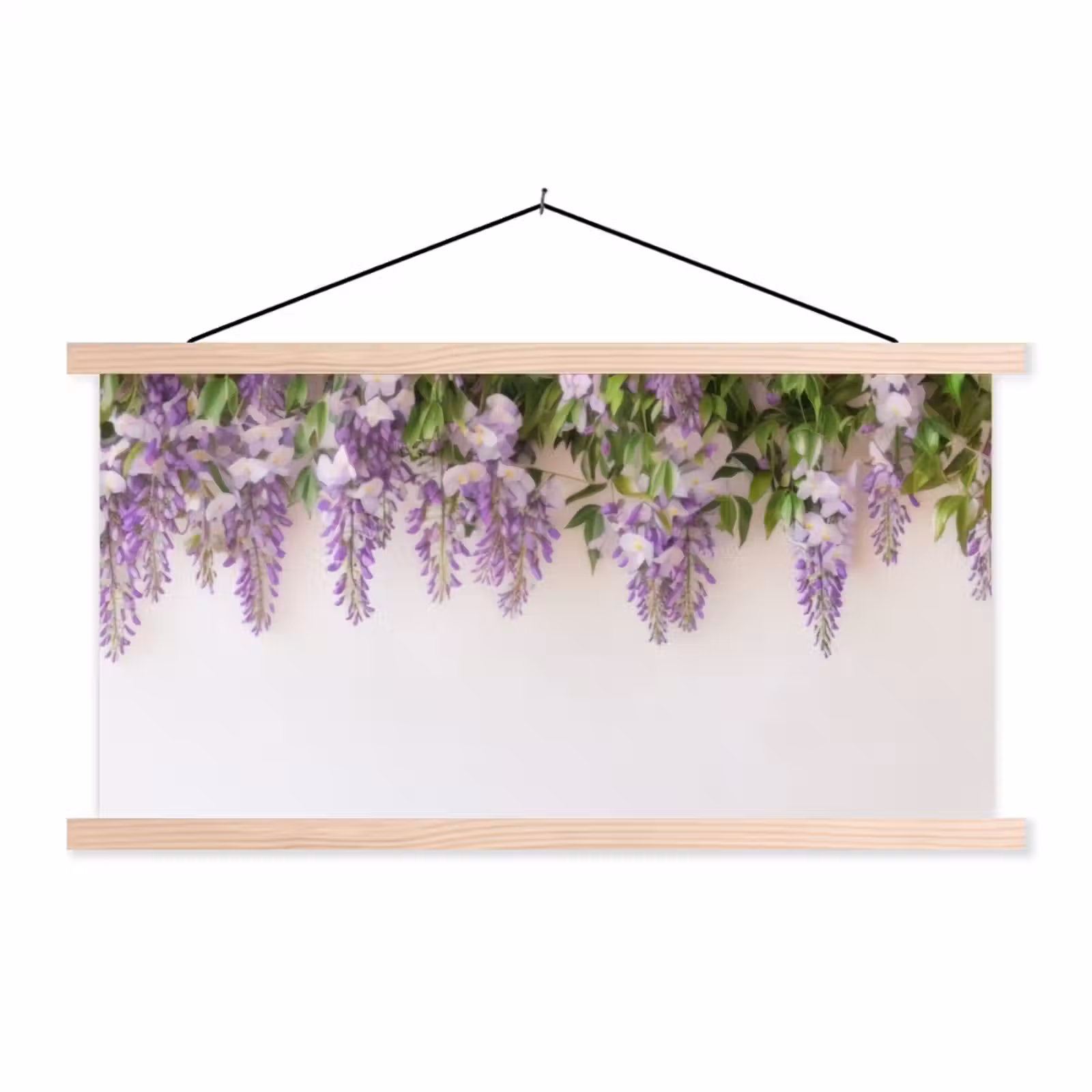 Schoolplaat - Blauwe regen - Bloemen - Paars — 1