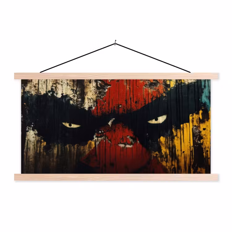 Schoolplaat - Graffiti - Ogen - Abstract — 1