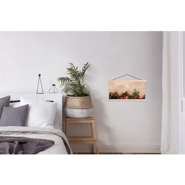 Schoolplaat - Rozen - Muur - Vintage — 2