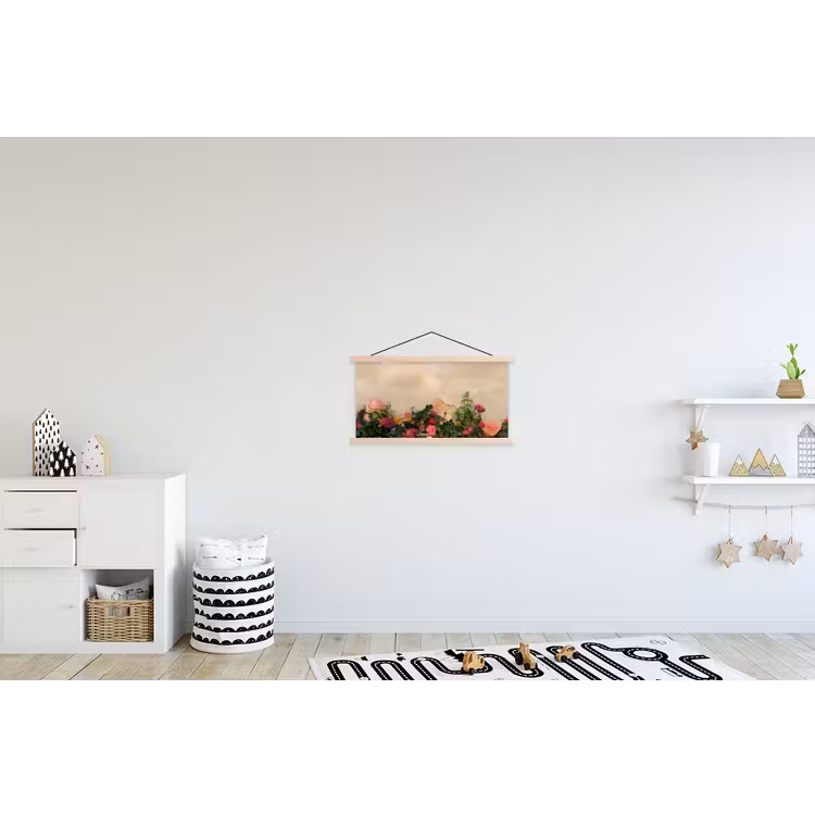 Schoolplaat - Rozen - Muur - Vintage — 3