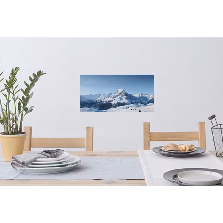 Muursticker - Bergen - Sneeuw - Winter — 3