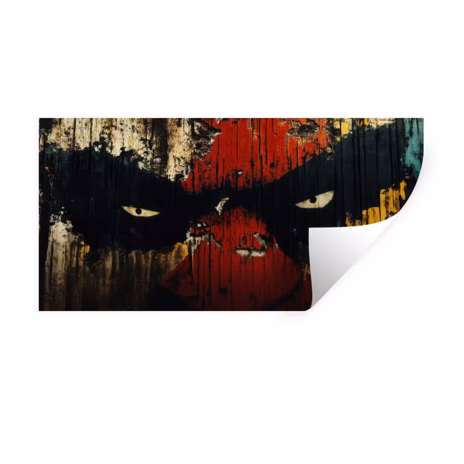 Muursticker - Graffiti - Ogen - Abstract — 1