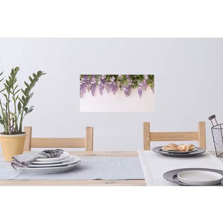 Muursticker - Blauwe regen - Bloemen - Paars — 3