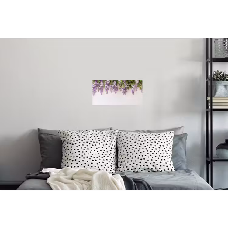 Muursticker - Blauwe regen - Bloemen - Paars — 5