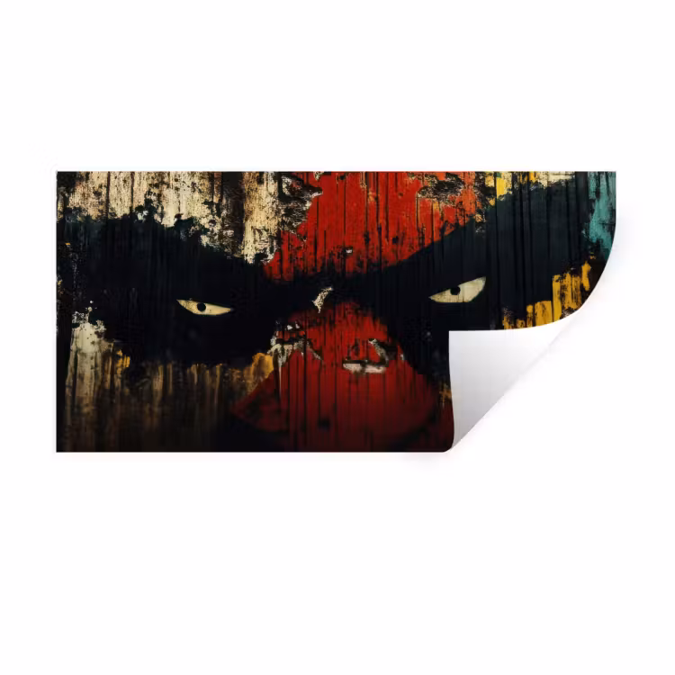 Muursticker - Graffiti - Ogen - Abstract — 1