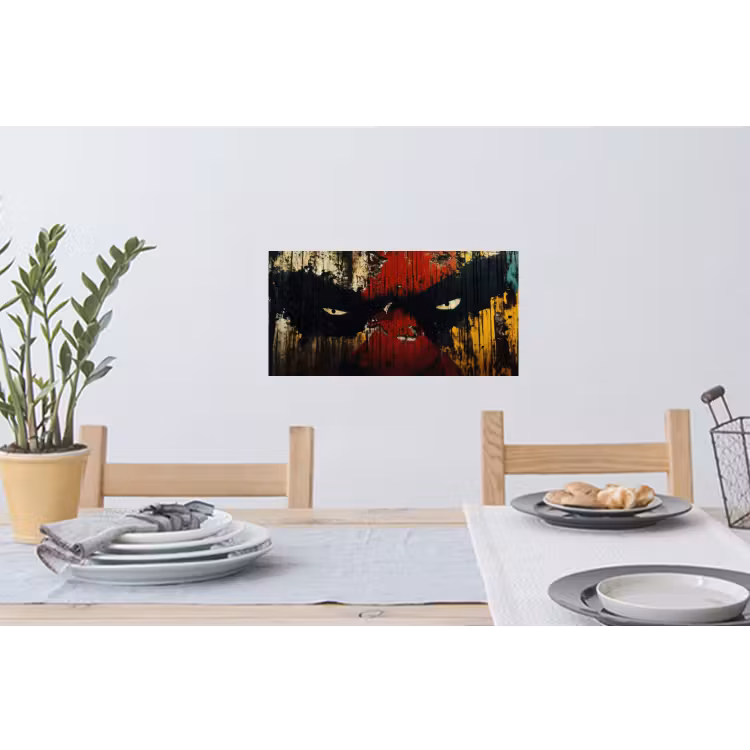 Muursticker - Graffiti - Ogen - Abstract — 3
