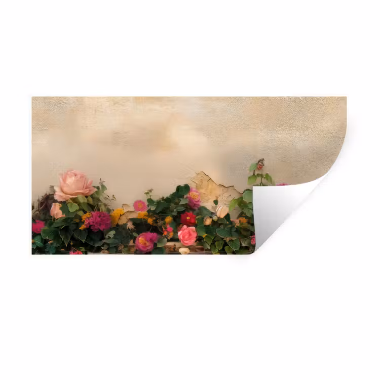 Muursticker - Rozen - Muur - Vintage — 1