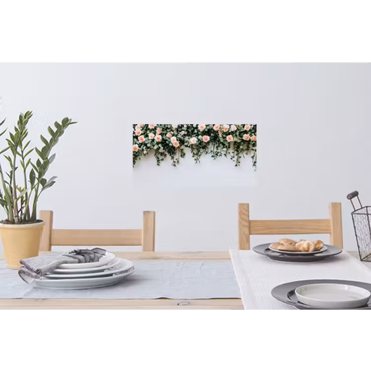 Muursticker - Bloemen - Muur - Rozen - Groen — 3