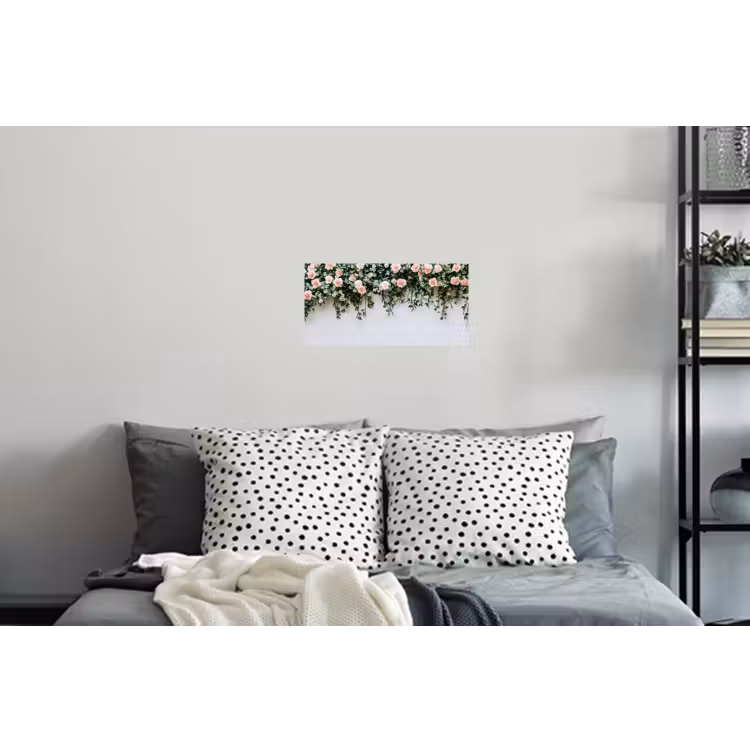 Muursticker - Bloemen - Muur - Rozen - Groen — 5