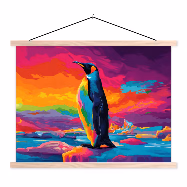 Schoolplaat - Ijsschots - Pinguïn - Abstract - Lucht — 1