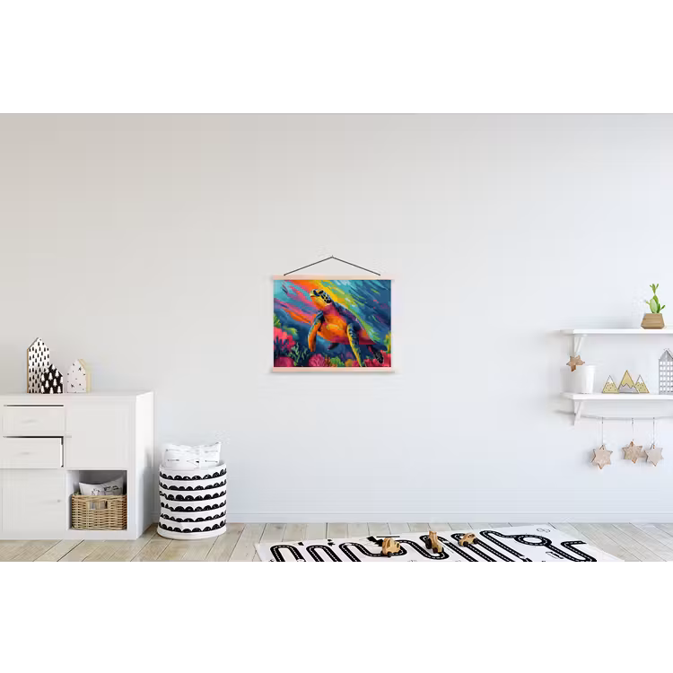 Schoolplaat - Koraal - Schildpad - Abstract - Water — 3