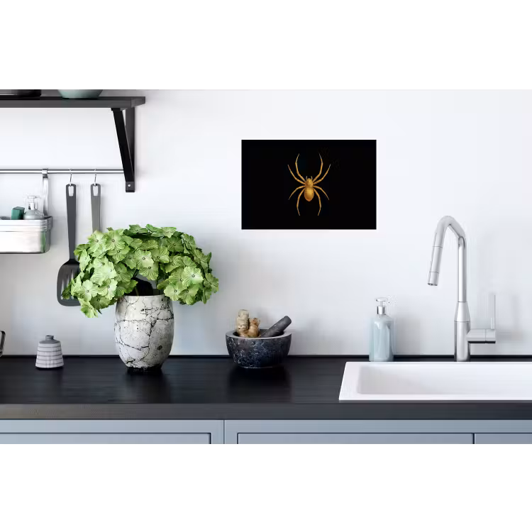 Muursticker - Spin - Goud - Minimalistisch - Poten — 2