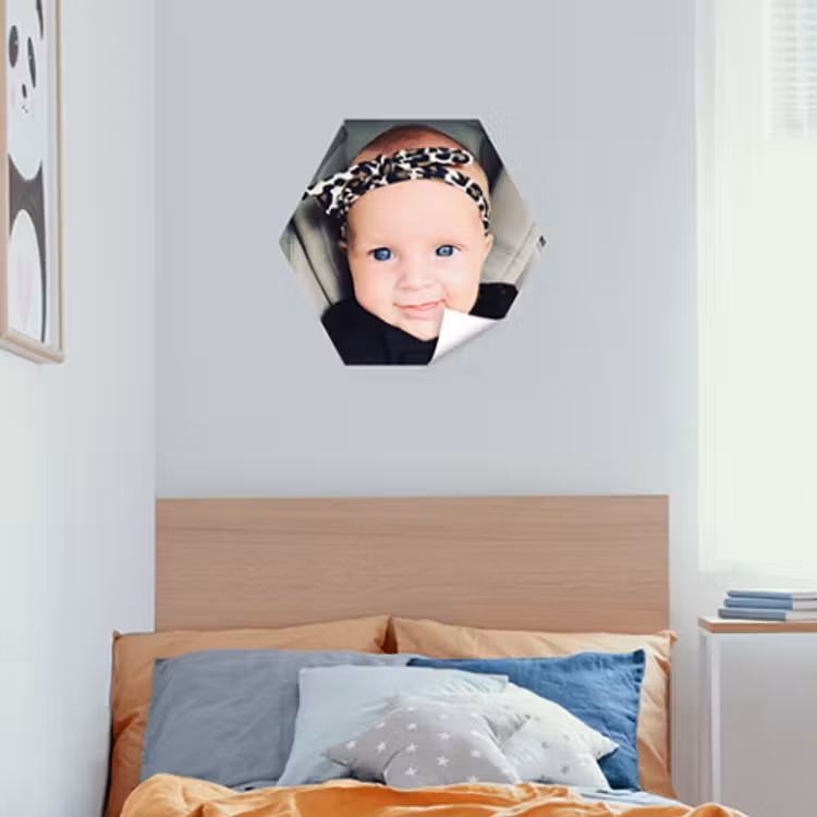 Foto op muursticker - Hexagon — 2