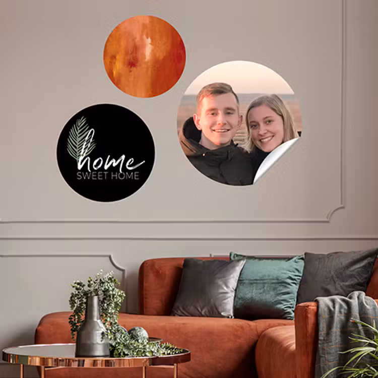 Foto op muursticker - Rond — 2
