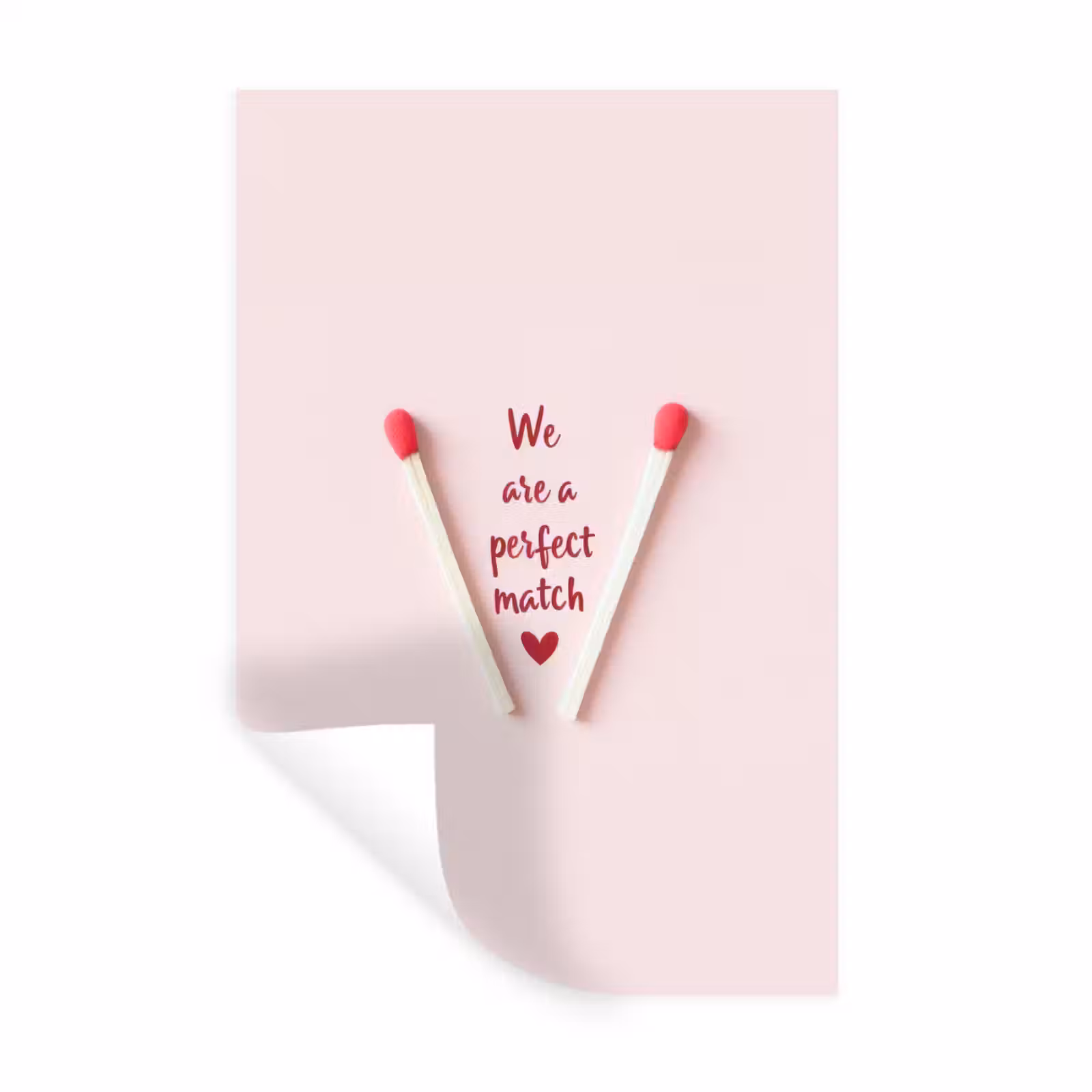 Muursticker - Perfect - Minimalistisch - Valentijn — 1