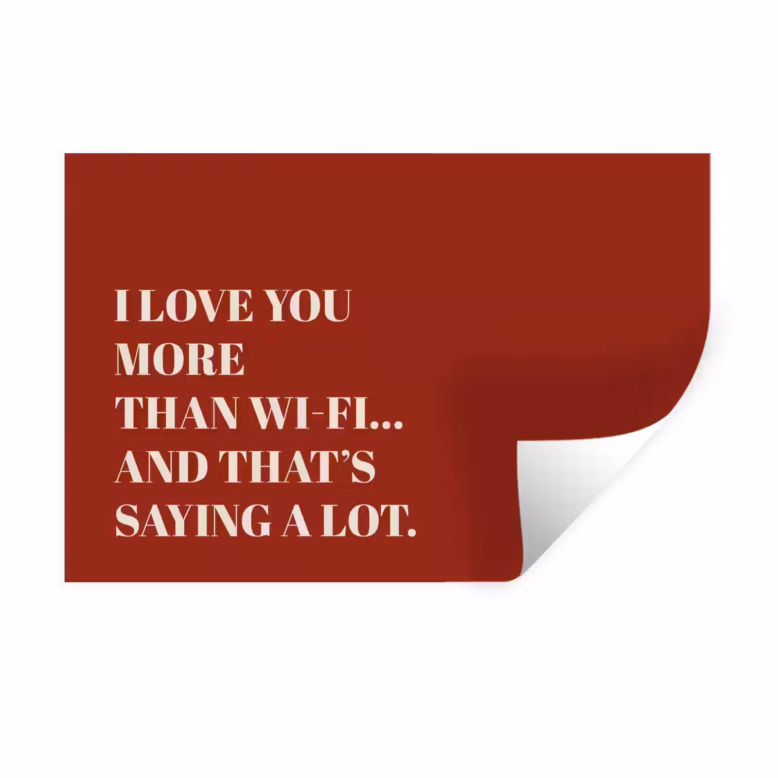 Muursticker - Rood - Quote - Liefde — 1