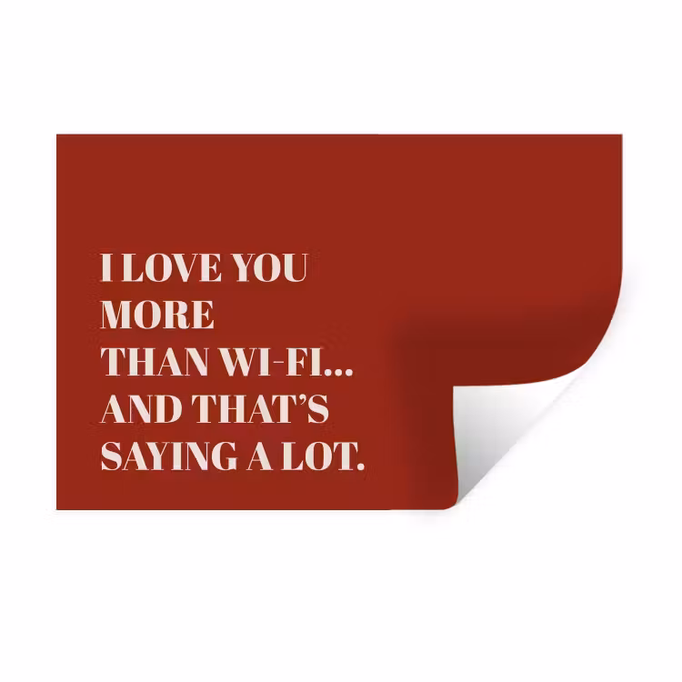 Muursticker - Rood - Quote - Liefde — 1