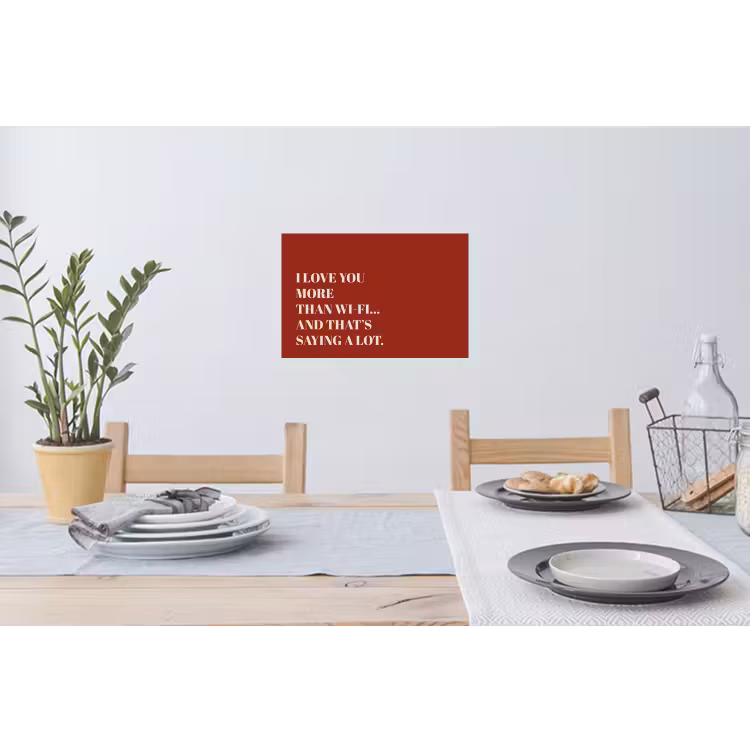 Muursticker - Rood - Quote - Liefde — 3