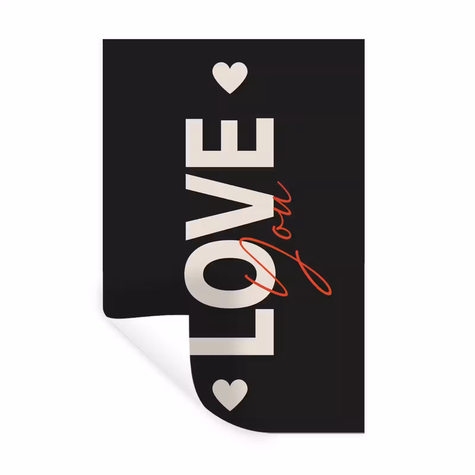 Muursticker - Love - Rood - Valentijn — 1