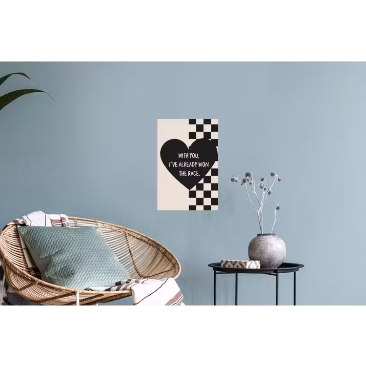 Muursticker - Liefde - Beige - Race — 4