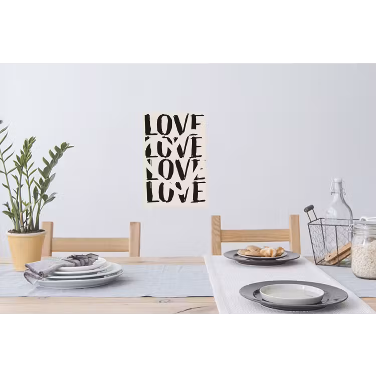 Muursticker - Love - Hart - Beige — 3